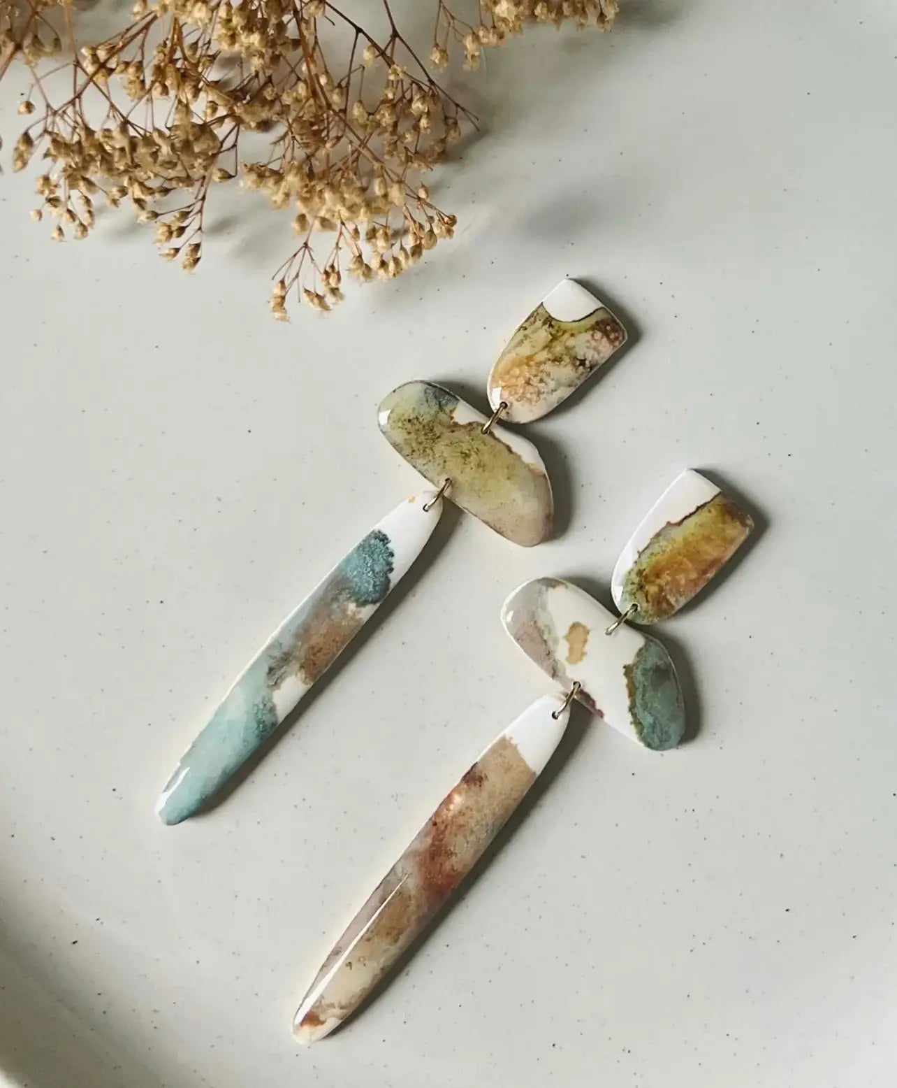 Earthy - Statement Clay Earrings