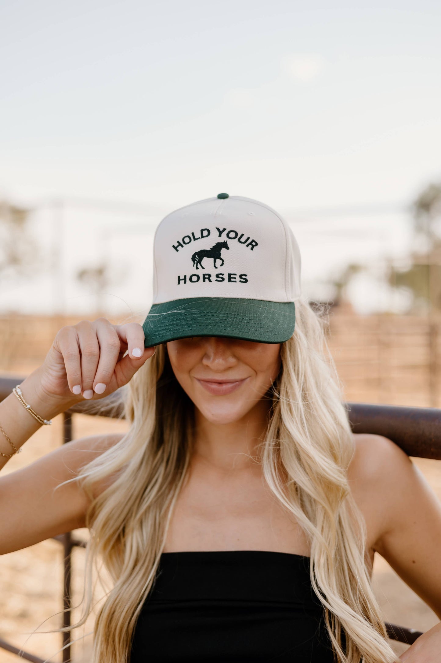 Hold your horse's trucker hat